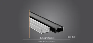 پروفیل لاین نوری کد 1 عرض 16 میلی متر عمق 8 میلیمتر